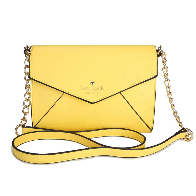 Kate Spade New York Cedar Street Monday Cross Body Handbag Yellow